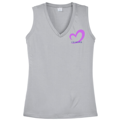 LC - Women's Sleeveless PosiCharge ® Competitor V Neck Tee Thumbnail