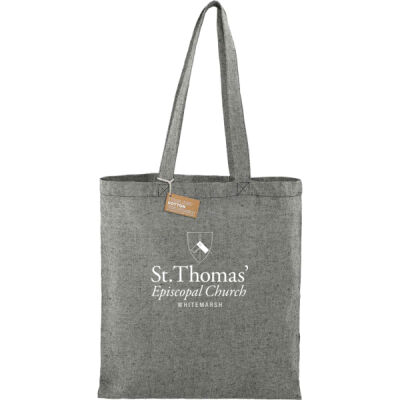 Tote - Eco-Friendly 5oz Recycled Cotton Twill Tote Bag Thumbnail