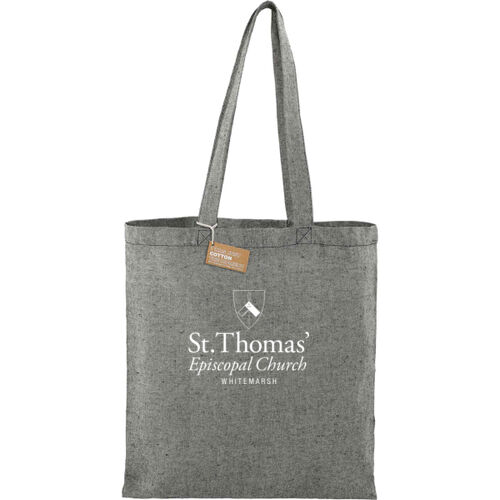 Tote - Eco-Friendly 5oz Recycled Cotton Twill Tote Bag Thumbnail