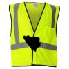 Unisex Economy Single Pocket Hook-and-Loop Mesh Vest Thumbnail