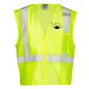 Unisex Single Pocket Zipper Mesh Vest Thumbnail