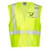 Unisex Single Pocket Zipper Mesh Vest Thumbnail