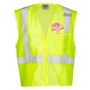 Unisex Single Pocket Zipper Mesh Vest Thumbnail