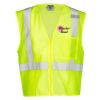 Unisex Single Pocket Zipper Mesh Vest Thumbnail