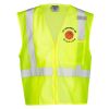 Unisex Single Pocket Zipper Mesh Vest Thumbnail