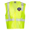Unisex Single Pocket Zipper Mesh Vest Thumbnail