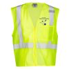 Unisex Single Pocket Zipper Mesh Vest Thumbnail