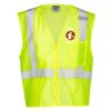 Unisex Single Pocket Zipper Mesh Vest Thumbnail