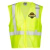 Unisex Single Pocket Zipper Mesh Vest Thumbnail