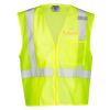 Unisex Single Pocket Zipper Mesh Vest Thumbnail