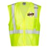 Unisex Single Pocket Zipper Mesh Vest Thumbnail