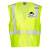 Unisex Single Pocket Zipper Mesh Vest Thumbnail