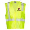 Unisex Single Pocket Zipper Mesh Vest Thumbnail
