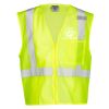 Unisex Single Pocket Zipper Mesh Vest Thumbnail
