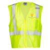 Unisex Single Pocket Zipper Mesh Vest Thumbnail