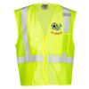 Unisex Single Pocket Zipper Mesh Vest Thumbnail