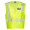 Unisex Single Pocket Zipper Mesh Vest Thumbnail
